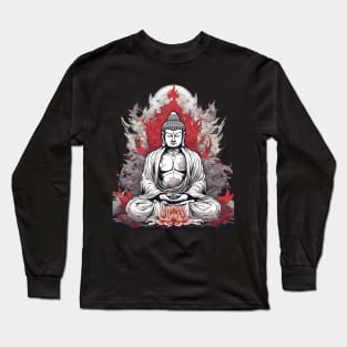 Buddha Statue Long Sleeve T-Shirt